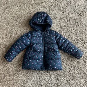 LIKE NEW Wonder Nation girls puffer coat 3T